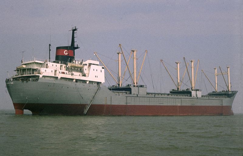 CAPE AVANTI DUE laid up in River Blackwater. Date: 5 September 1982.